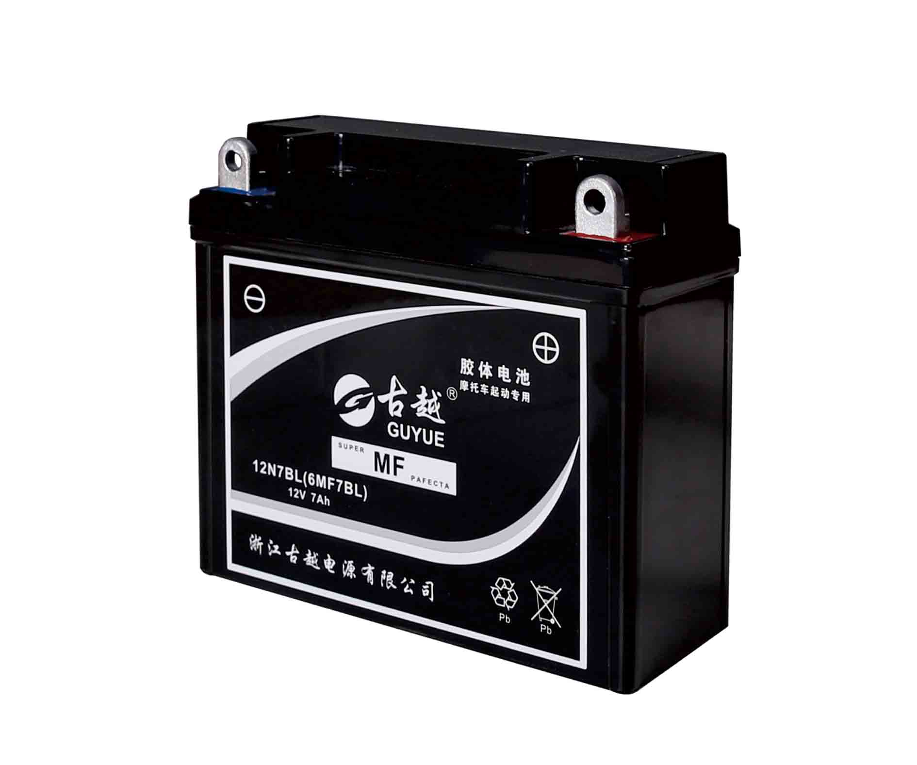 膠體摩托車電池 6MF7BL-GEL